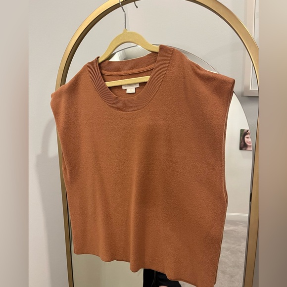 Maeve by Anthropologie Sleeveless Camel Brown Top - Picture 1 of 2